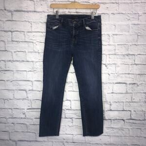 Ann Taylor Slim Crop Blue Jean